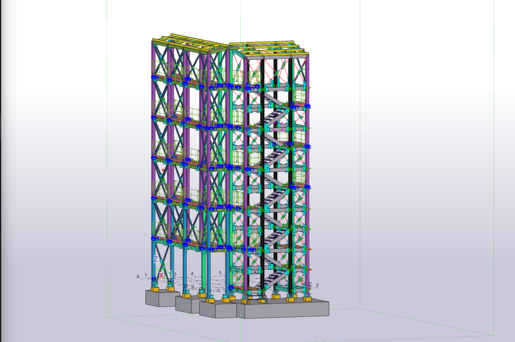 escalera de emergencia mecano