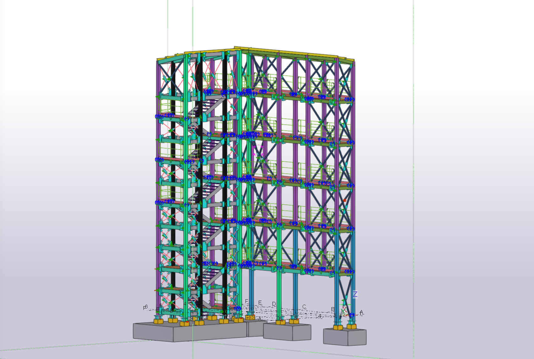 escalera de emergencia mecano
